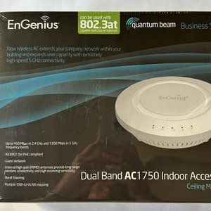 NEW: EnGenius Dual Band AC1750 Indoor Access Point N-EAP1750H 802.3at